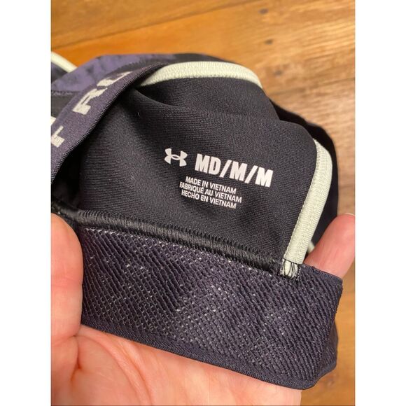 Under Armor M Project Rock Crossback Printed Sports Bra active wear athletic - Picture 5 of 6